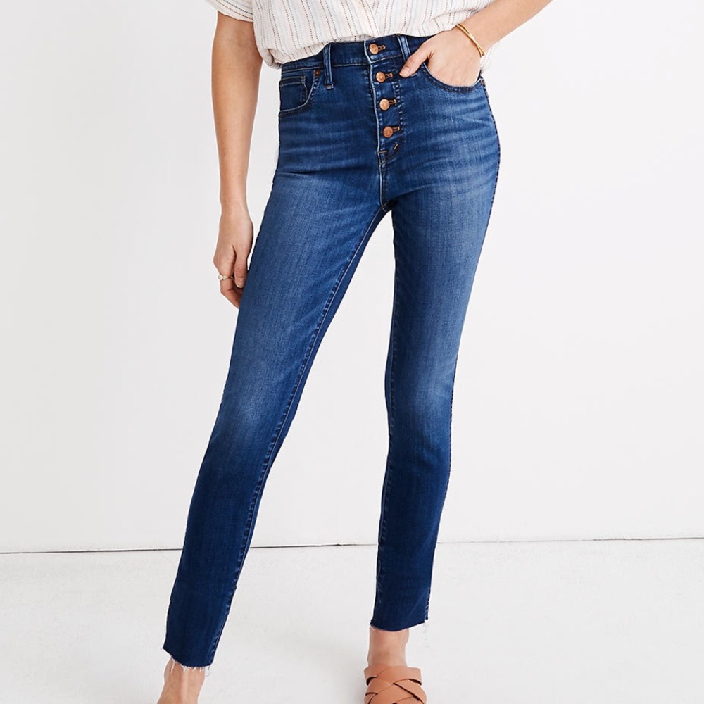 Madewell high rise skinny jeans